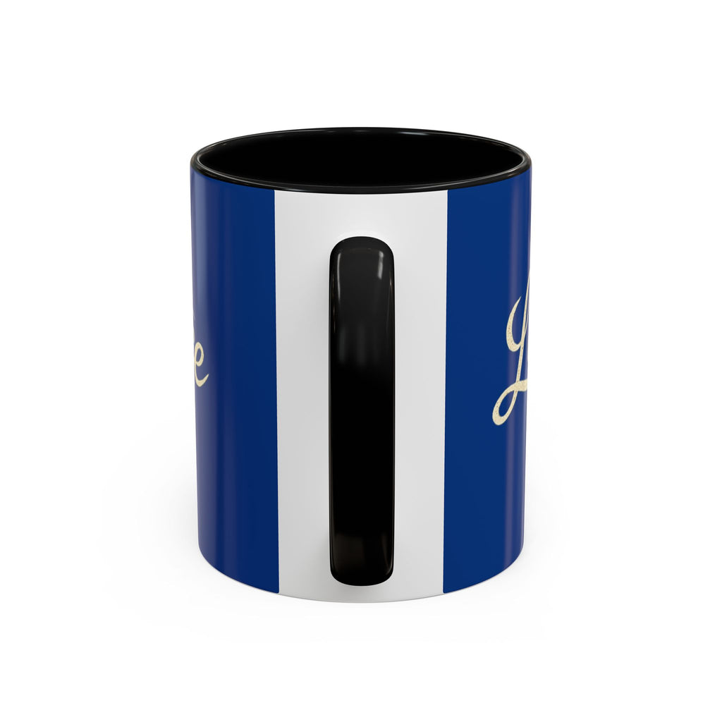 Liberty & Justice For All Accent Coffee Mug — Patriotic 11/15oz Tea Cup