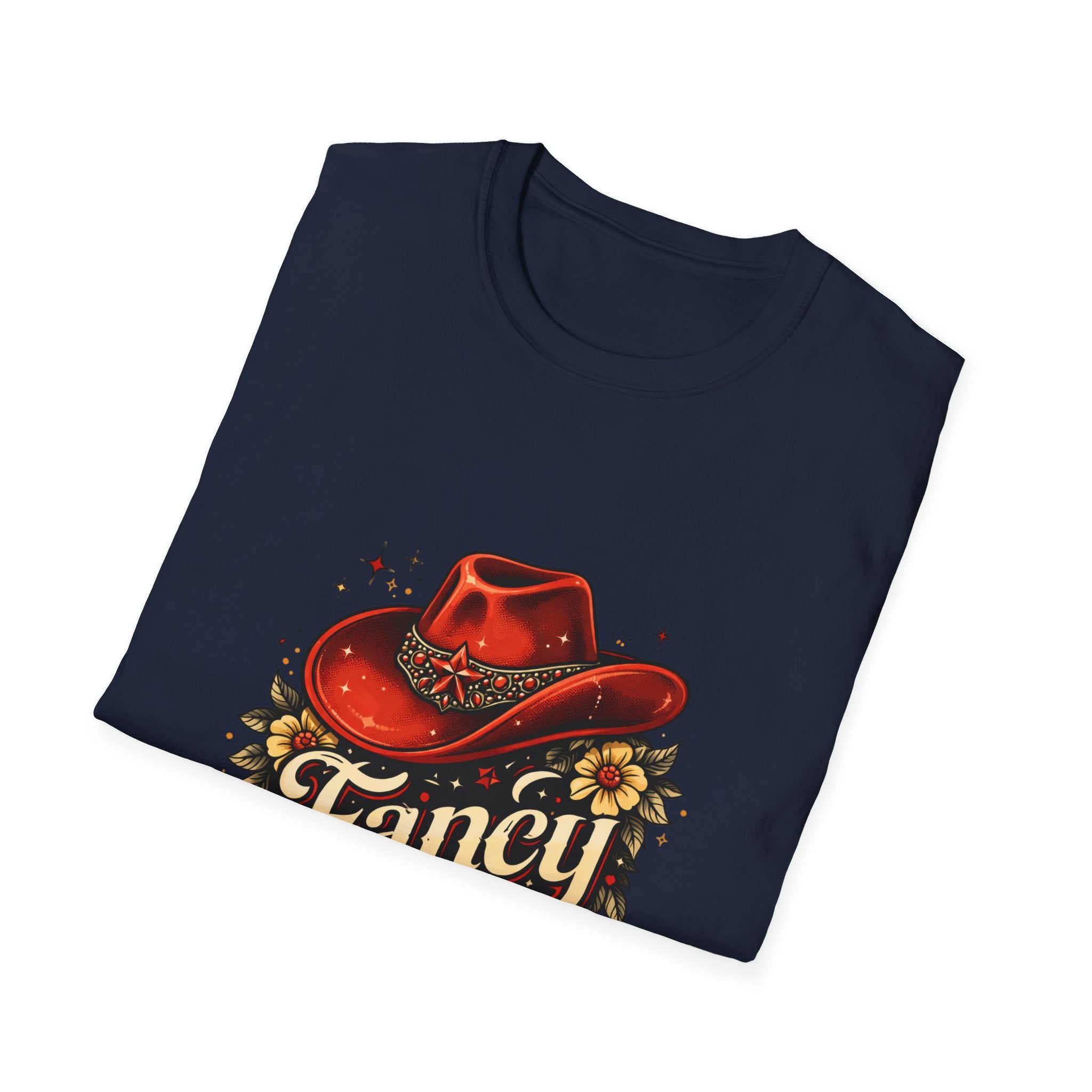 T-Shirt — "Fancy" Western Cowgirl Hat Graphic Tee