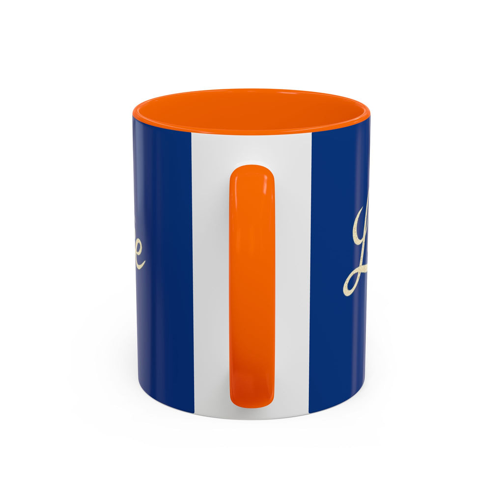 Liberty & Justice For All Accent Coffee Mug — Patriotic 11/15oz Tea Cup