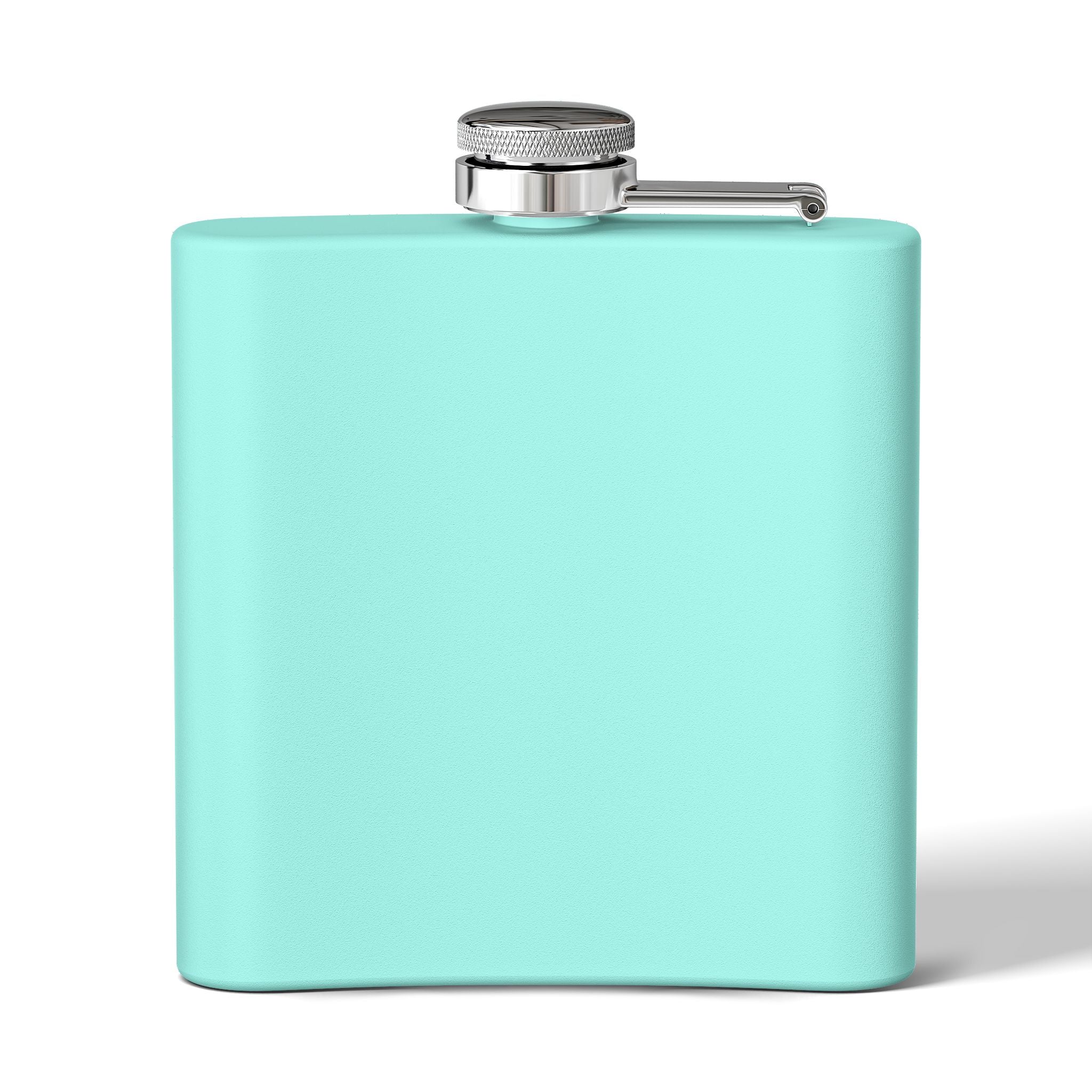 Flask — Floral Tattooed Woman 6oz Stainless Steel Hip Flask