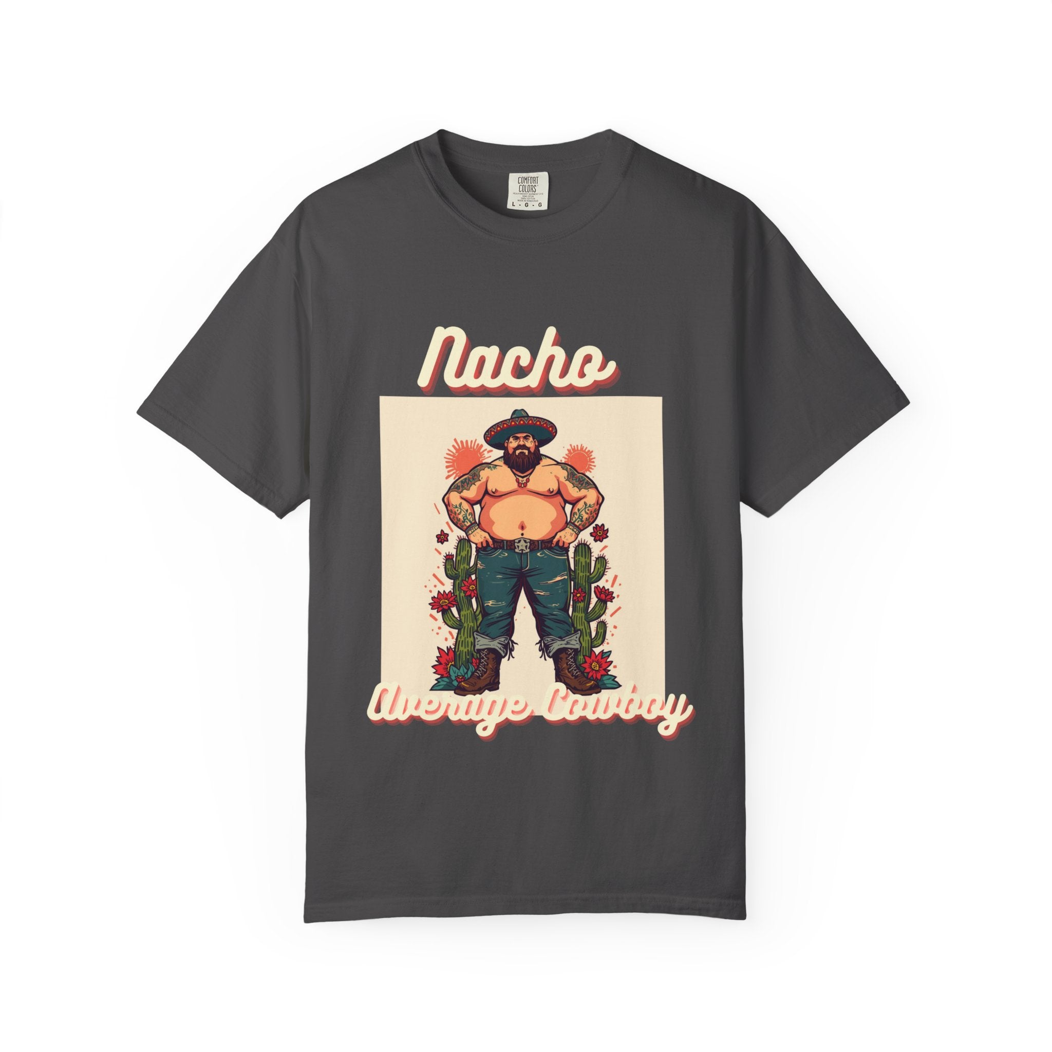 Graphic T-Shirt — 'Lucio the Orange Cowboy' Retro Western Illustration