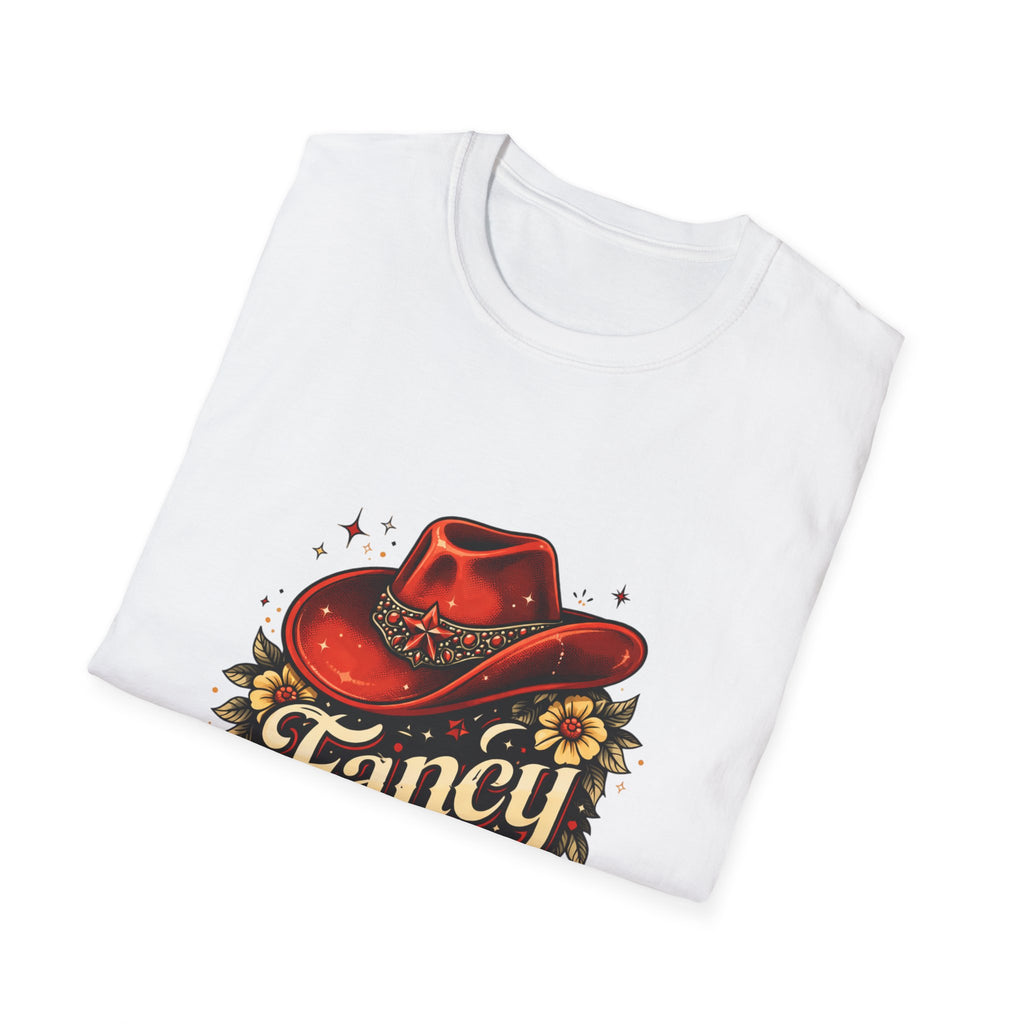 T-Shirt — "Fancy" Western Cowgirl Hat Graphic Tee