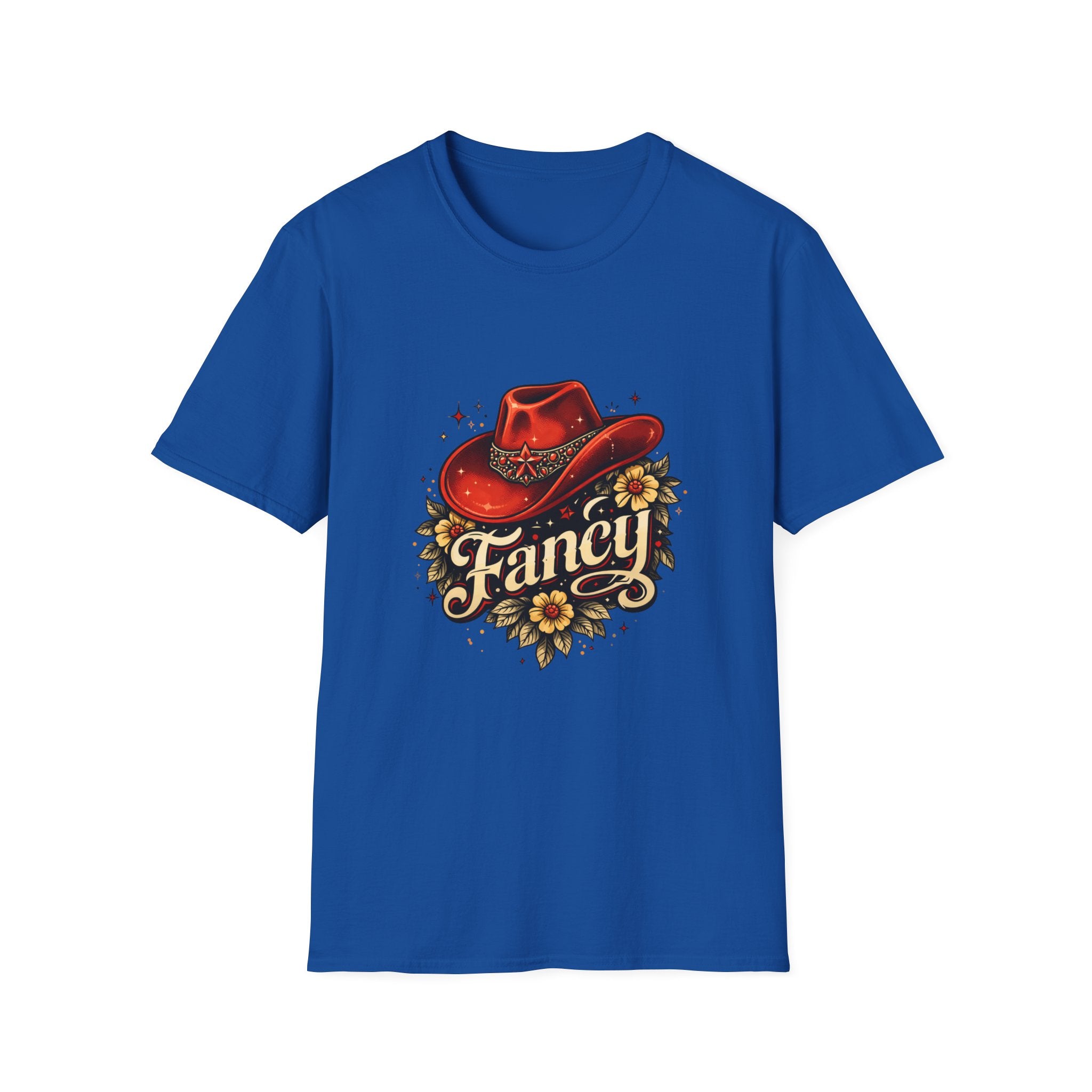 T-Shirt — "Fancy" Western Cowgirl Hat Graphic Tee