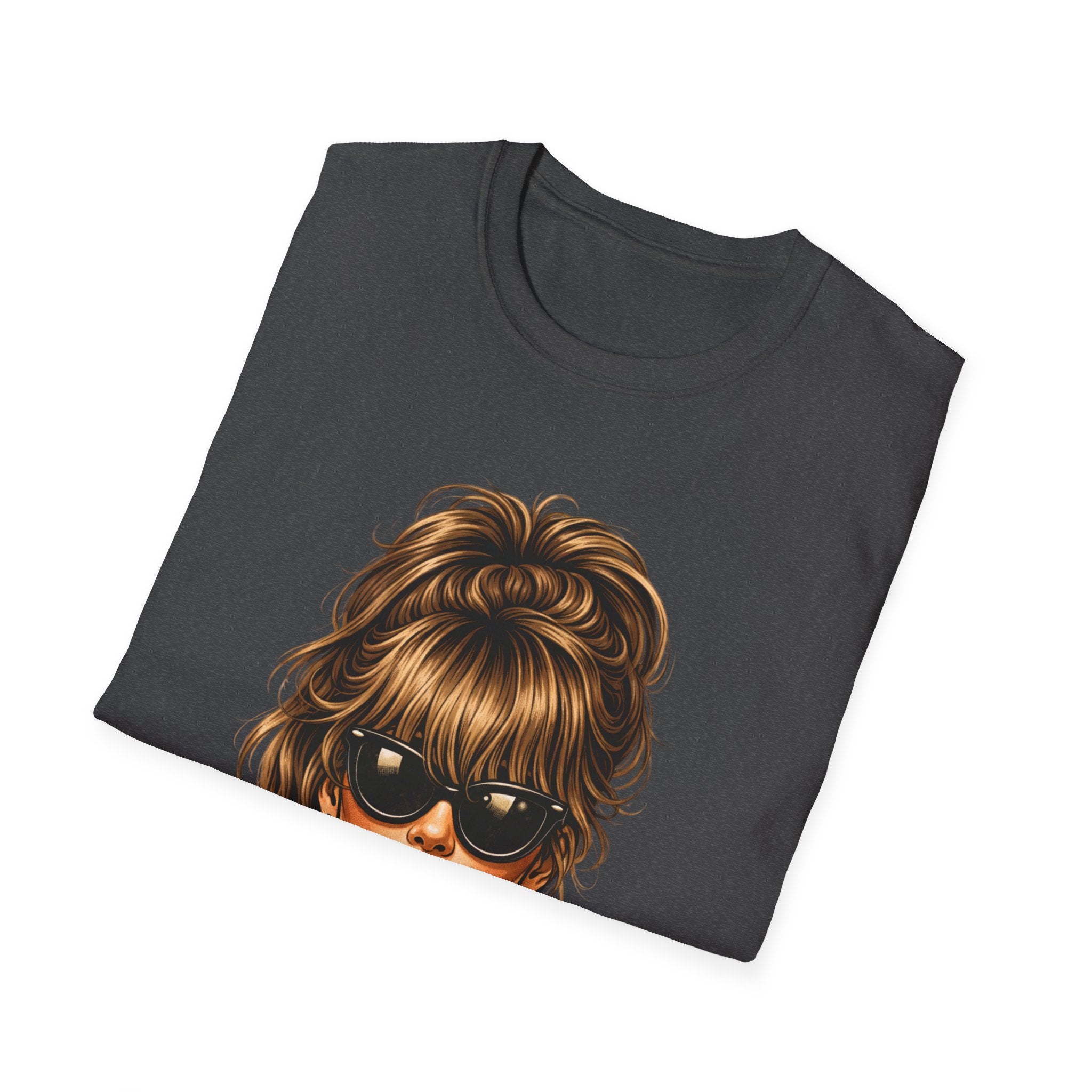 Vintage Glam Tee — Retro Woman with Sunglasses Graphic T-Shirt