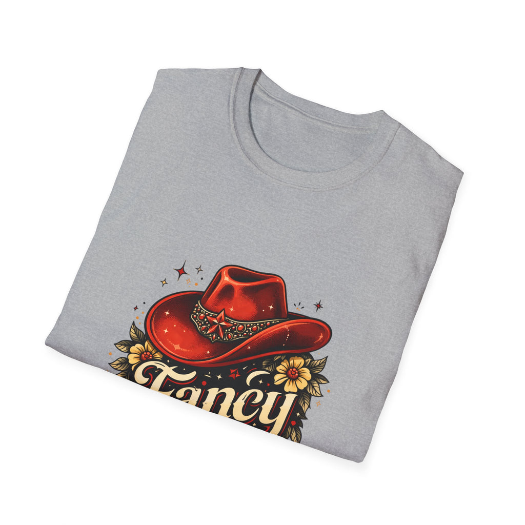 T-Shirt — "Fancy" Western Cowgirl Hat Graphic Tee