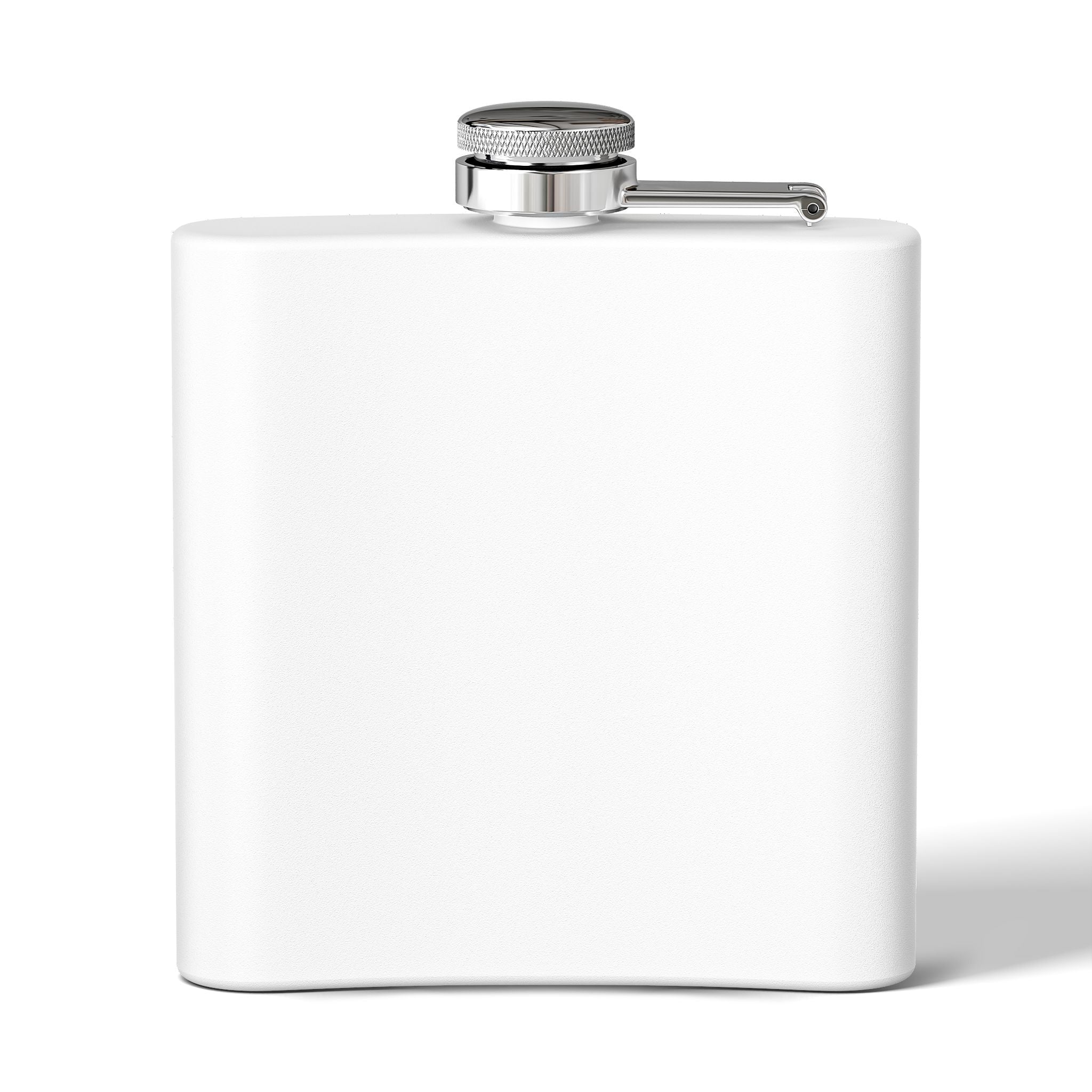 Flask — Floral Tattooed Woman 6oz Stainless Steel Hip Flask