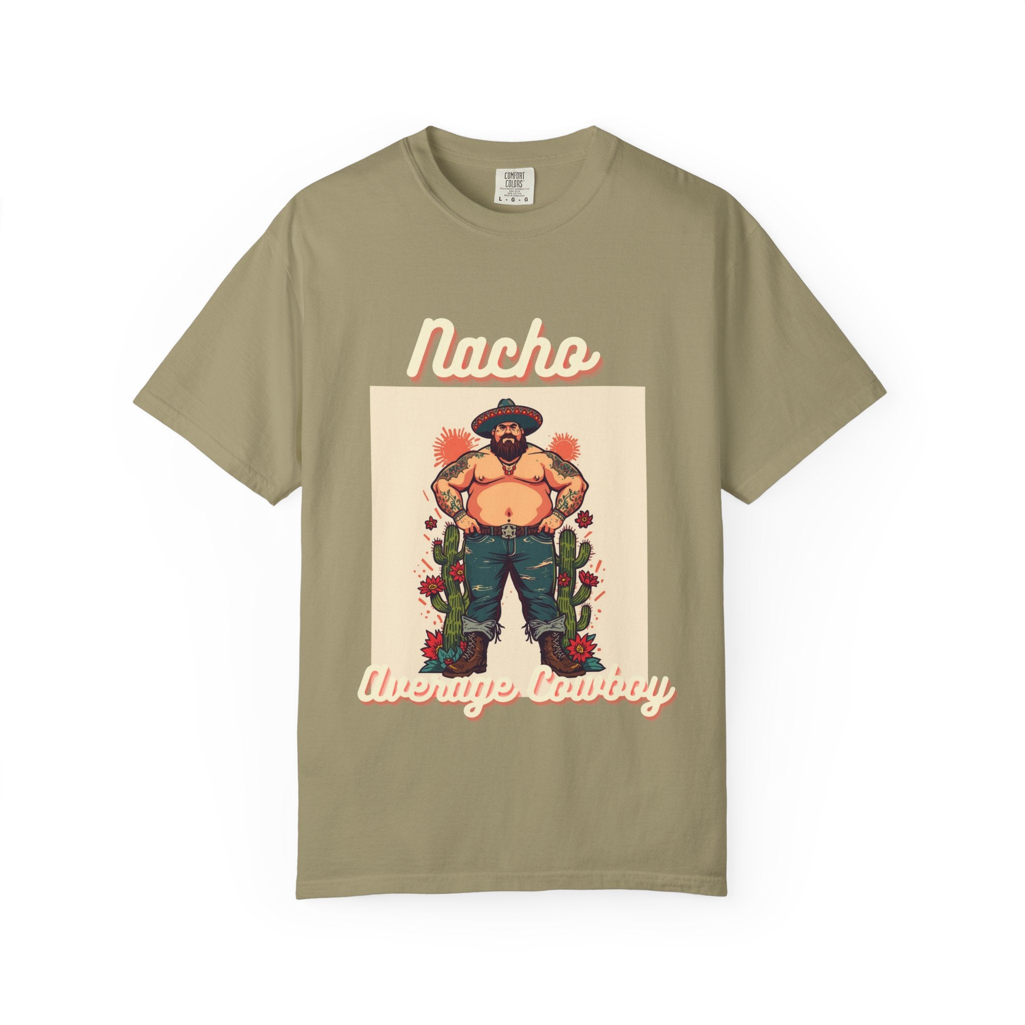 Graphic T-Shirt — 'Lucio the Orange Cowboy' Retro Western Illustration