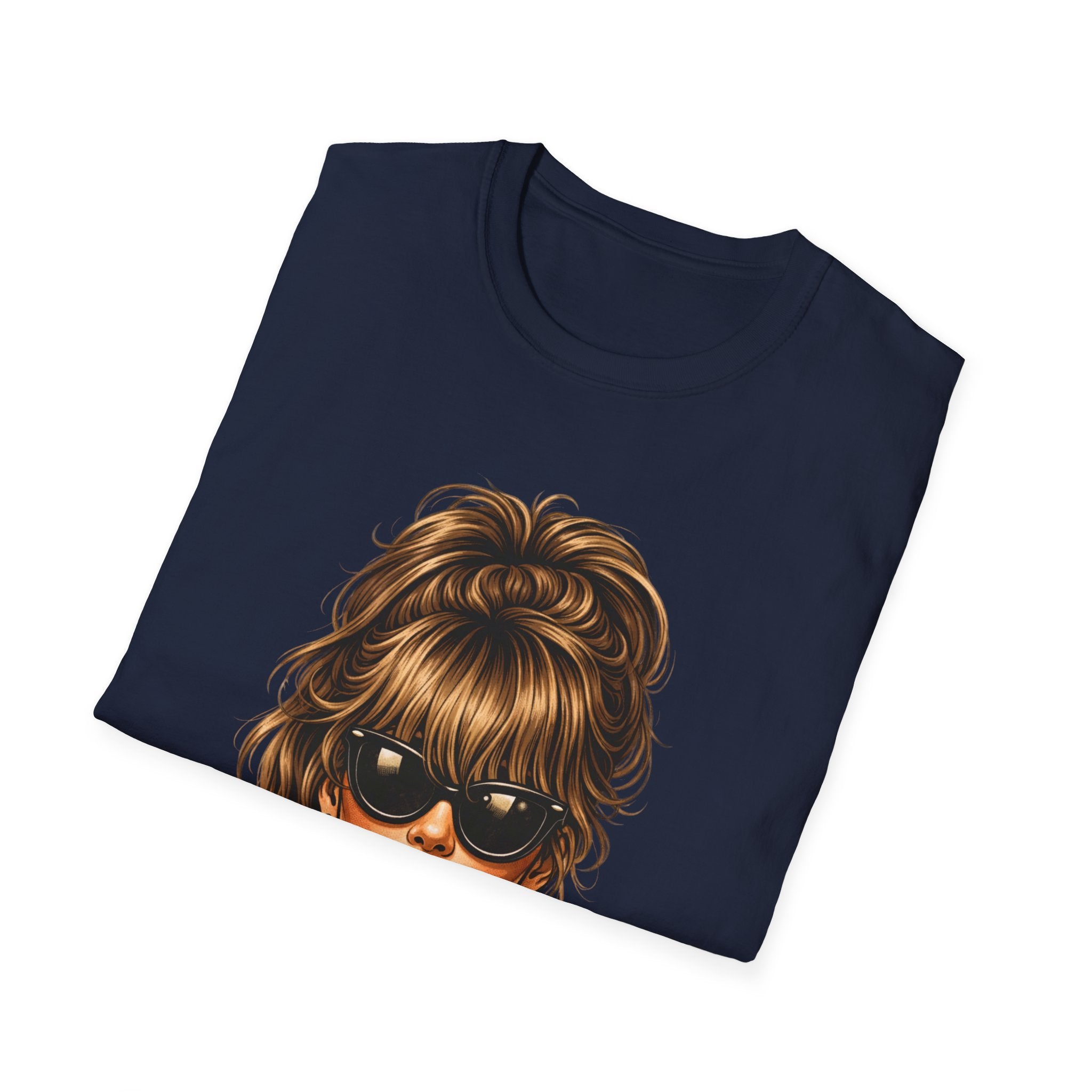 Vintage Glam Tee — Retro Woman with Sunglasses Graphic T-Shirt