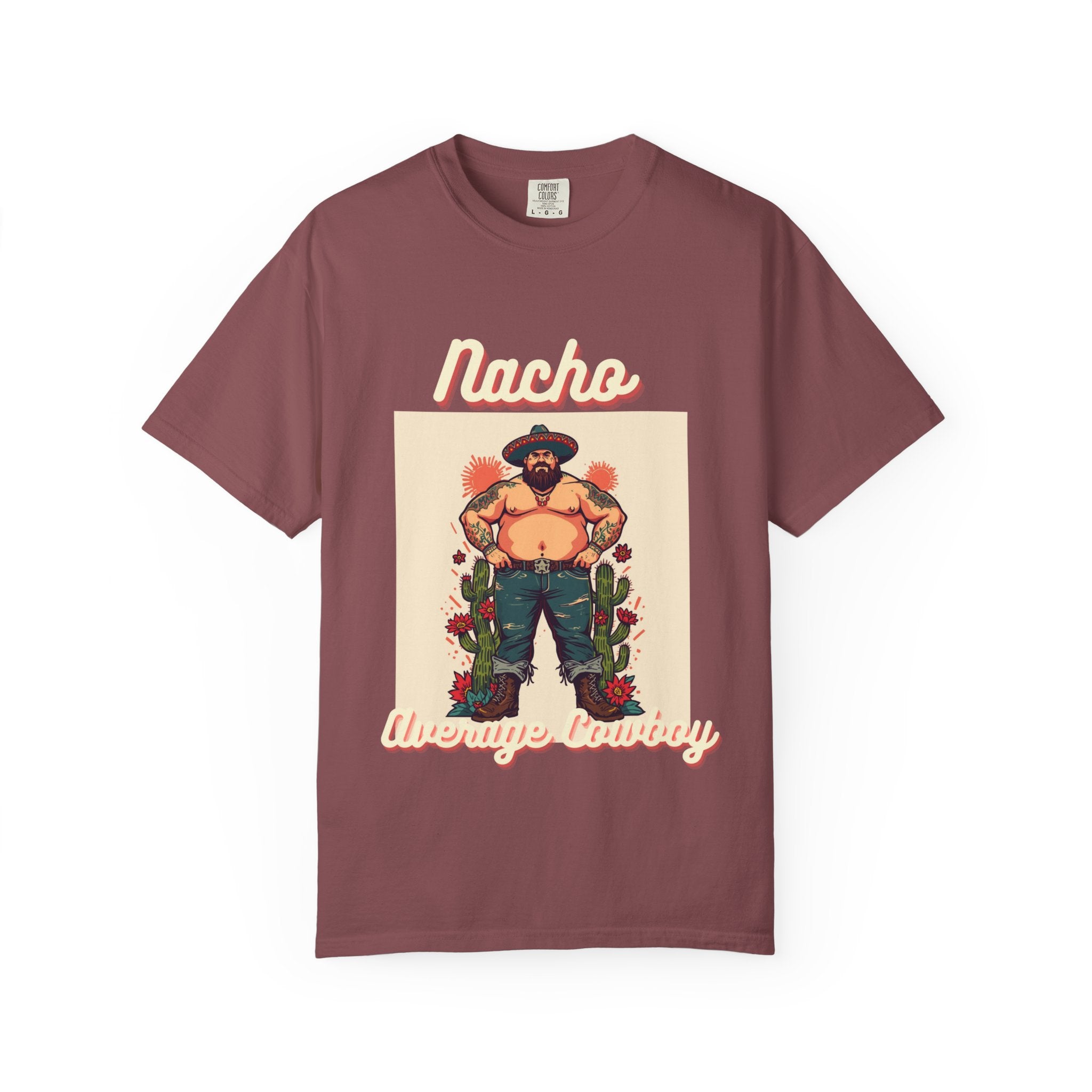 Graphic T-Shirt — 'Lucio the Orange Cowboy' Retro Western Illustration