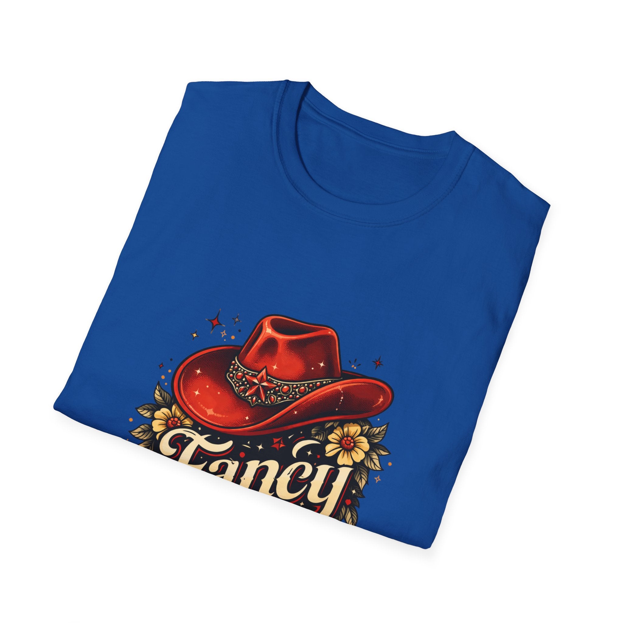 T-Shirt — "Fancy" Western Cowgirl Hat Graphic Tee