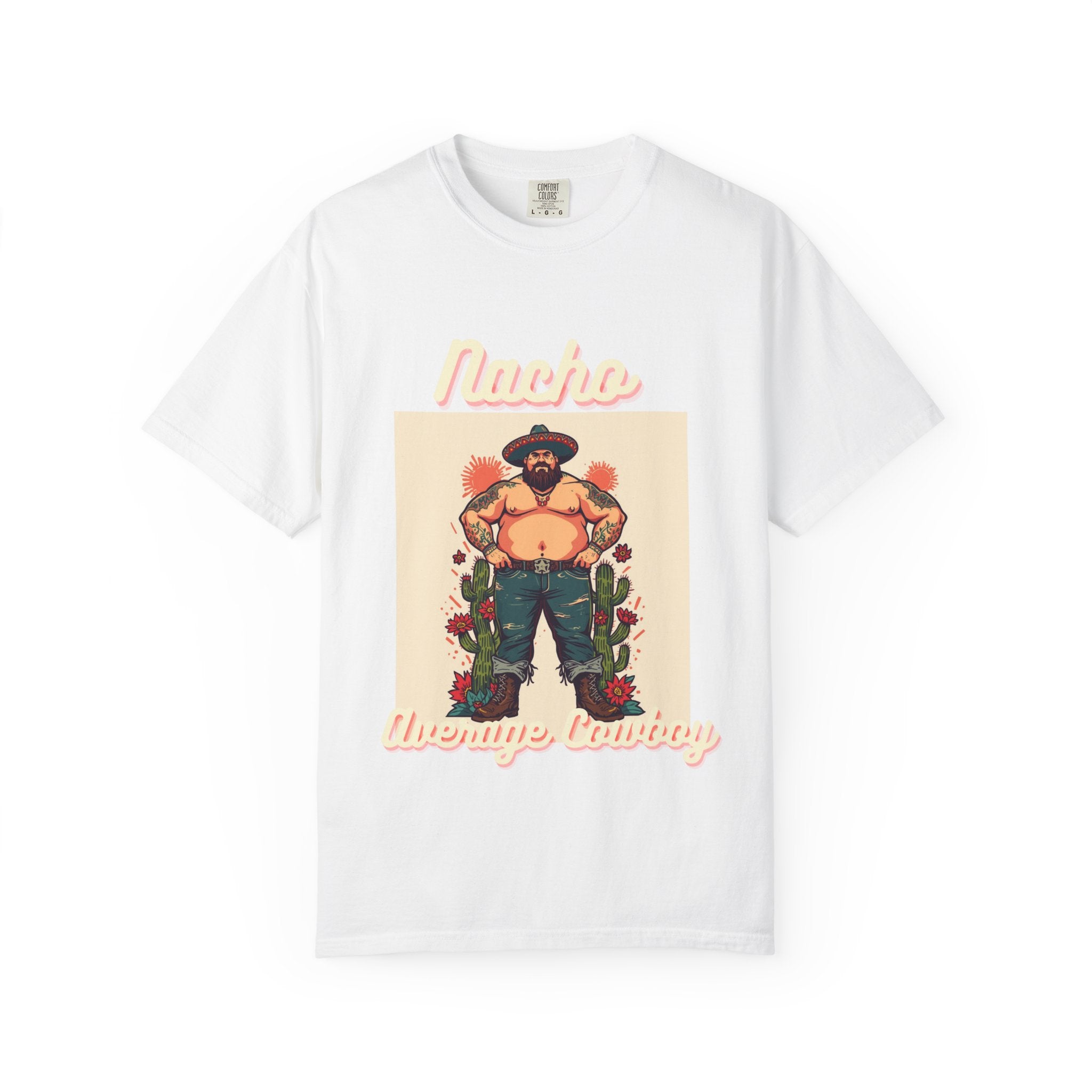 Graphic T-Shirt — 'Lucio the Orange Cowboy' Retro Western Illustration