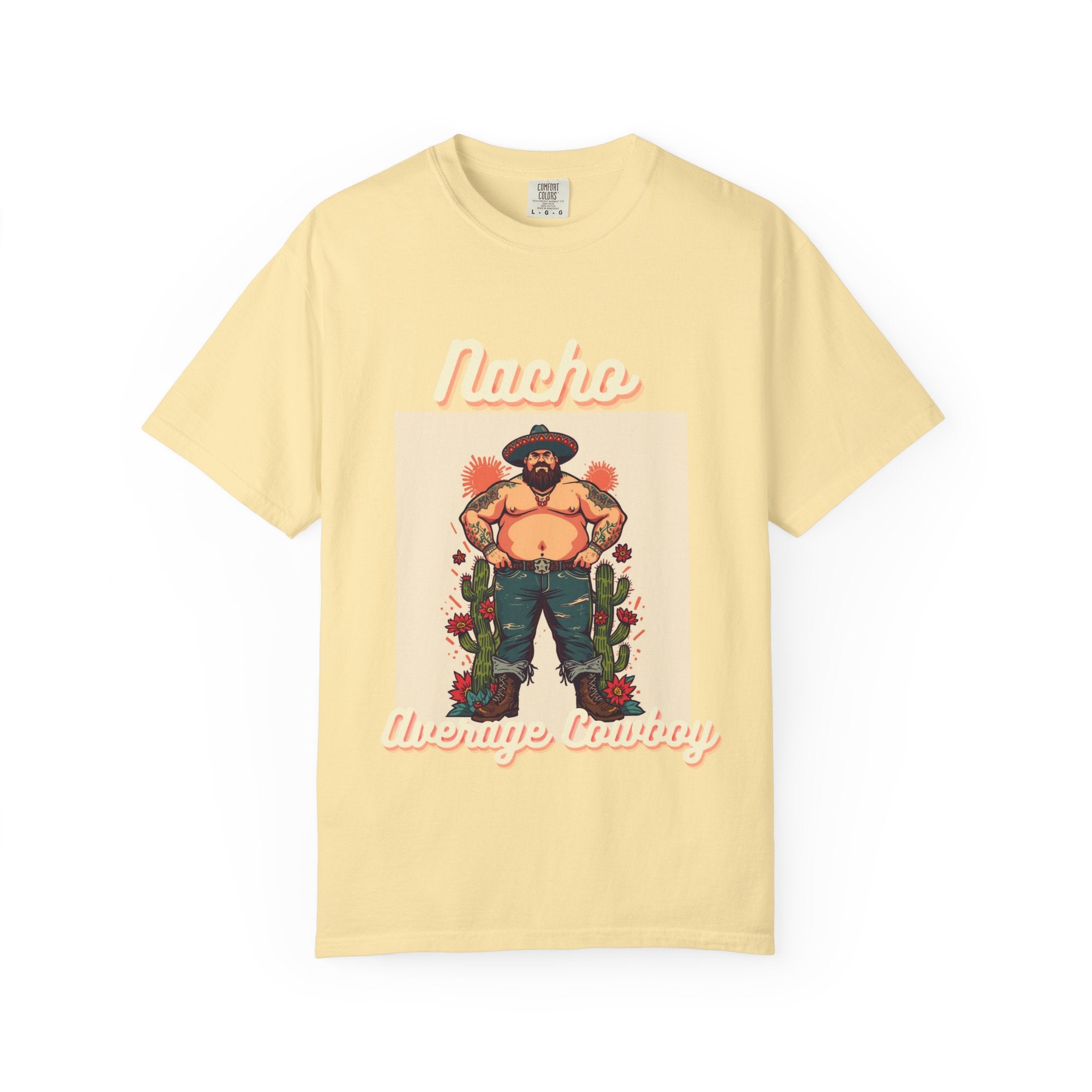 Graphic T-Shirt — 'Lucio the Orange Cowboy' Retro Western Illustration
